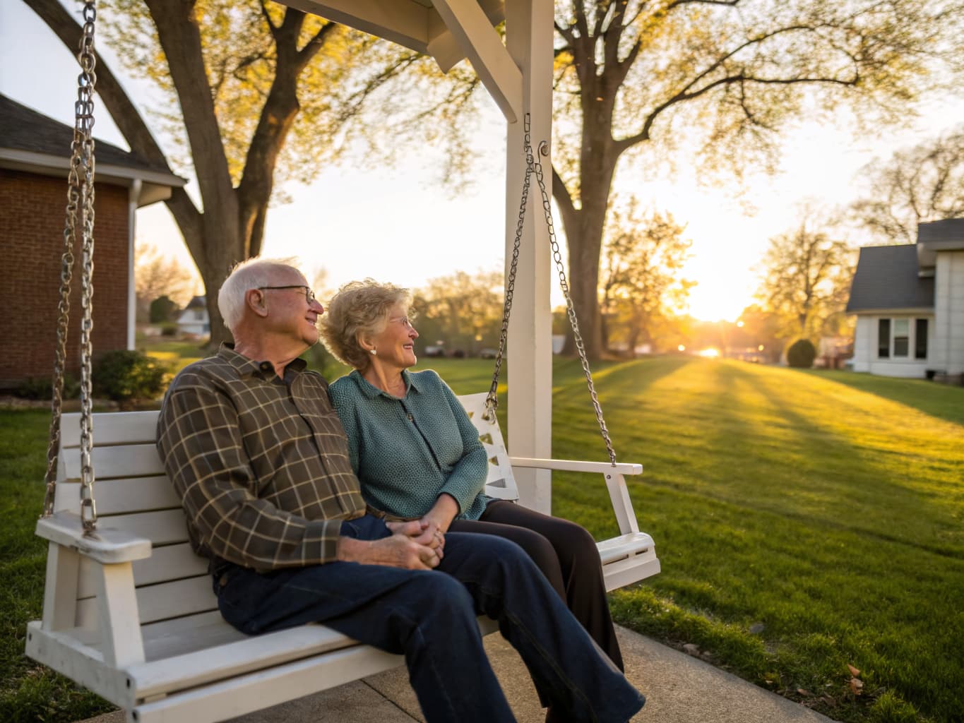 Senior couple enjoying retirement — final expense coverage gives peace of mind